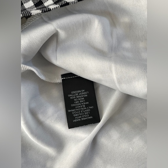 Altar’d‎ State Black White Lined Checkerboard Dress Women’s Size Medium - Picture 3 of 3